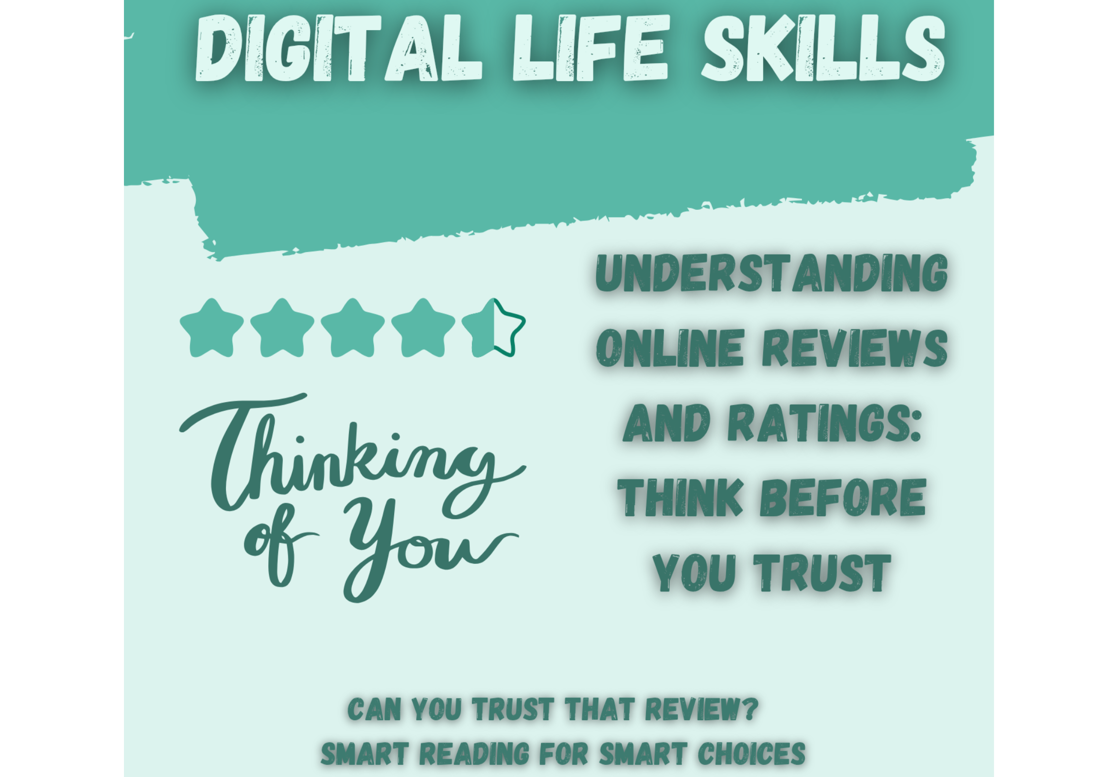 Media Literacy Lesson: Evaluating Online Reviews & Ratings - Fake Review Detection Activities