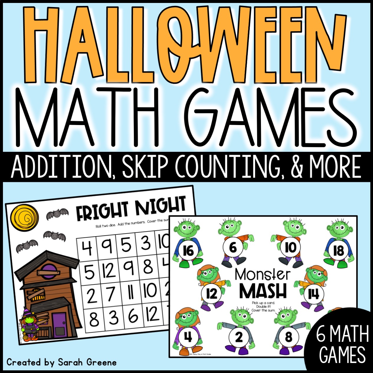 Halloween Math Games and Activities