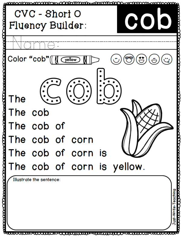 Reading Fluency Builders - CVC Short Vowels - Free Sampler | Made By ...