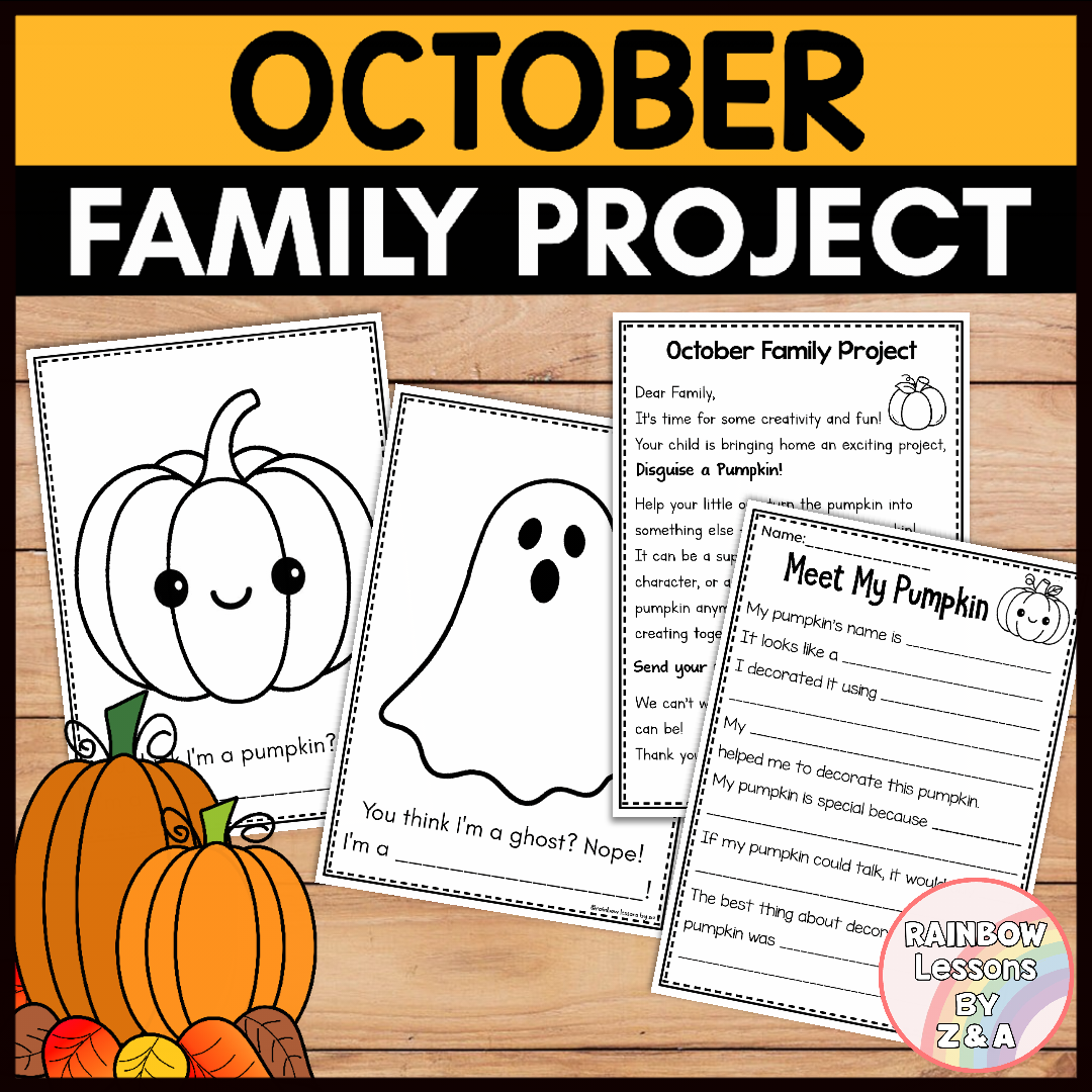 October Family Project | Disguise a Pumpkin | Decorate a Pumpkin Family Project