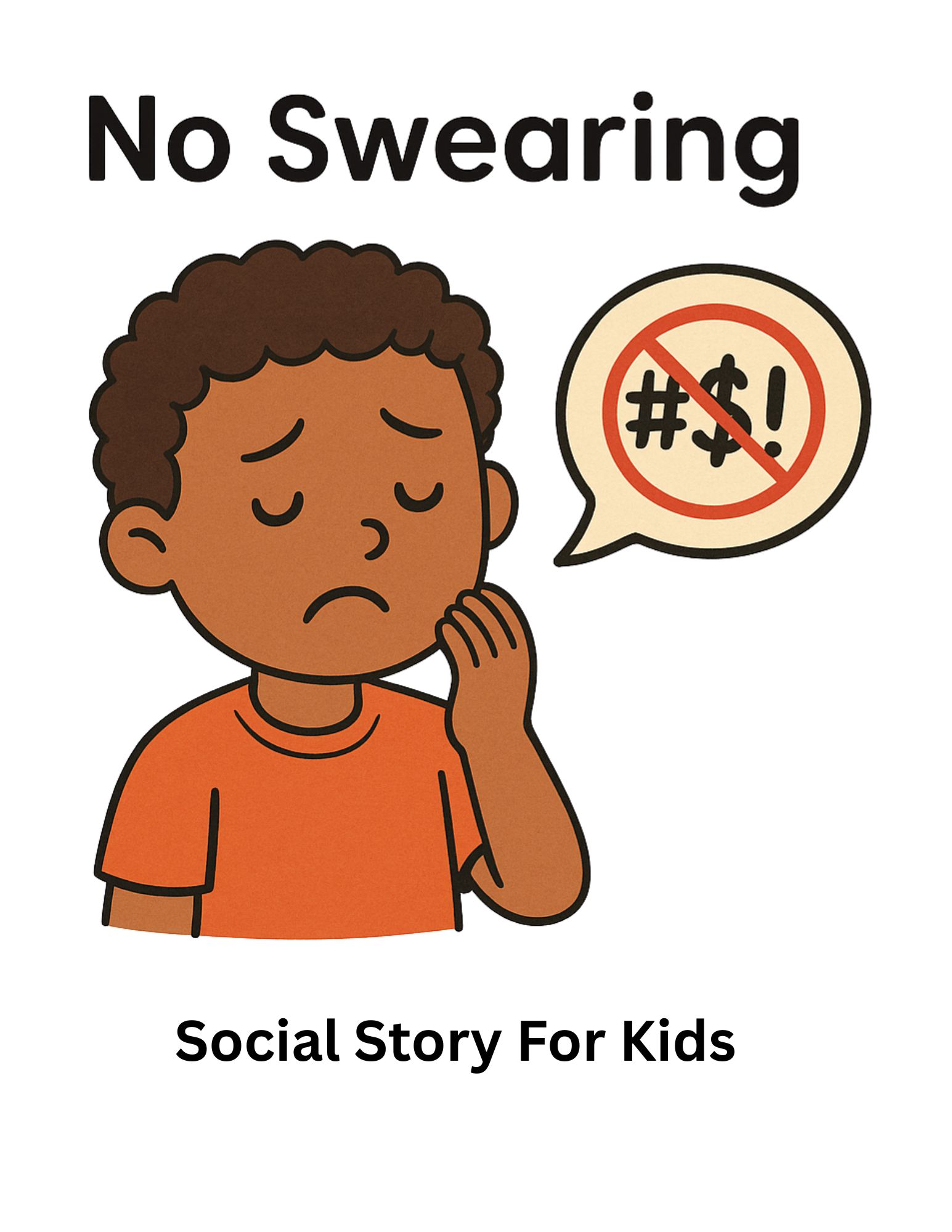 No Swearing | Social Story for Respectful Language & Emotional Regulation | Autism & SEL | Grades K–
