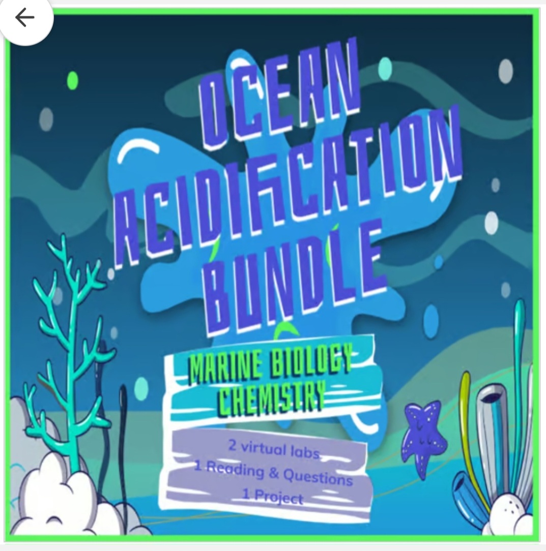 Ocean Acidification Bundle Pack - Marine Biology or Chemistry