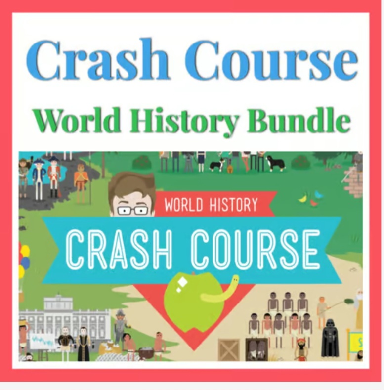 Crash Course World History Bundle (12 Pack) Video Guide Worksheets
