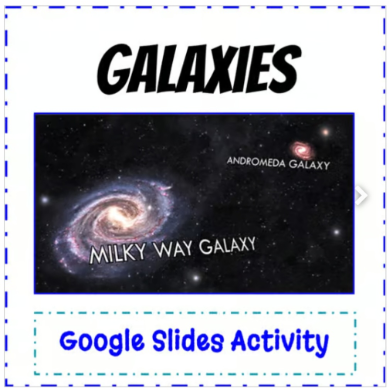 Galaxies Google Slides Activity - Middle School Science