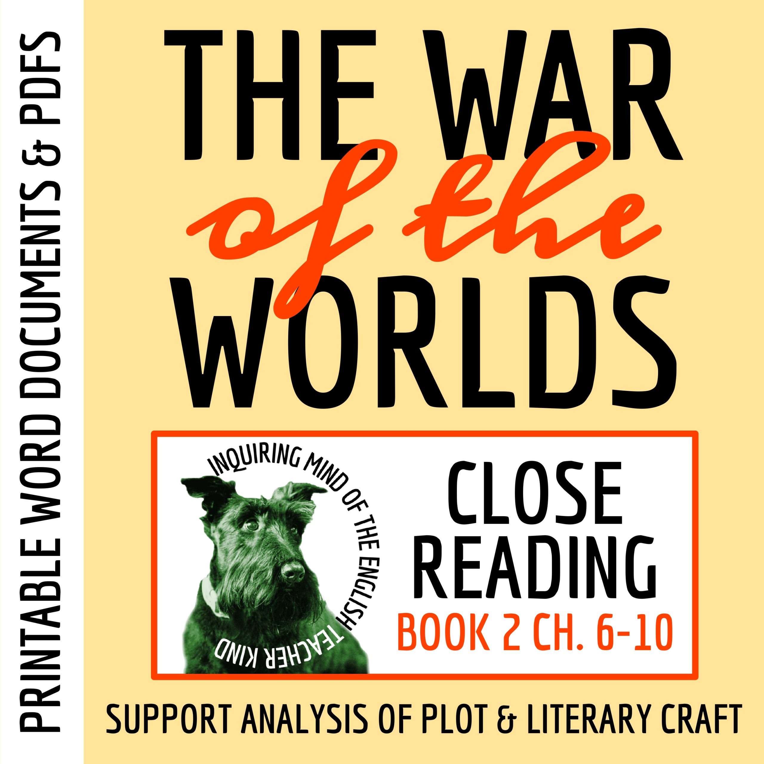 The War of the Worlds Book 2 Chapters 6 through 10 Inference Worksheet