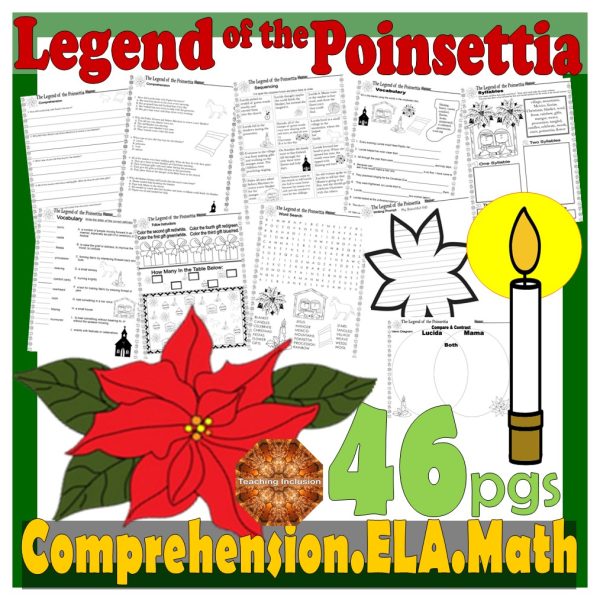 Legend of the Poinsettia Christmas Book Study Companion Reading ...
