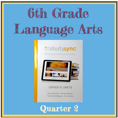 Quarter 2 of 6th Grade StudySync Lessons, Worksheets & Tests