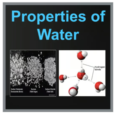 Properties of Water Lesson, Worksheet, Lab - Chemistry