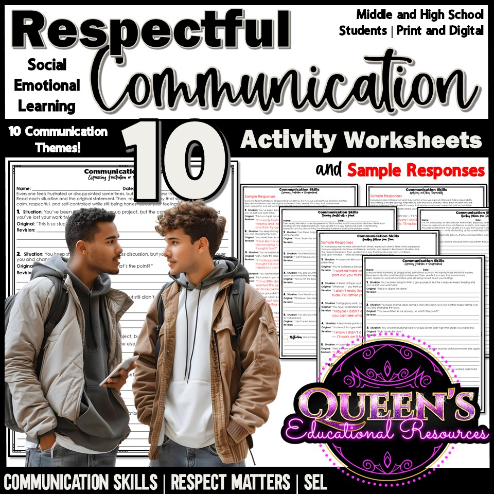 Communication Skills | Respectful Communication Activities | Social Skills | SEL