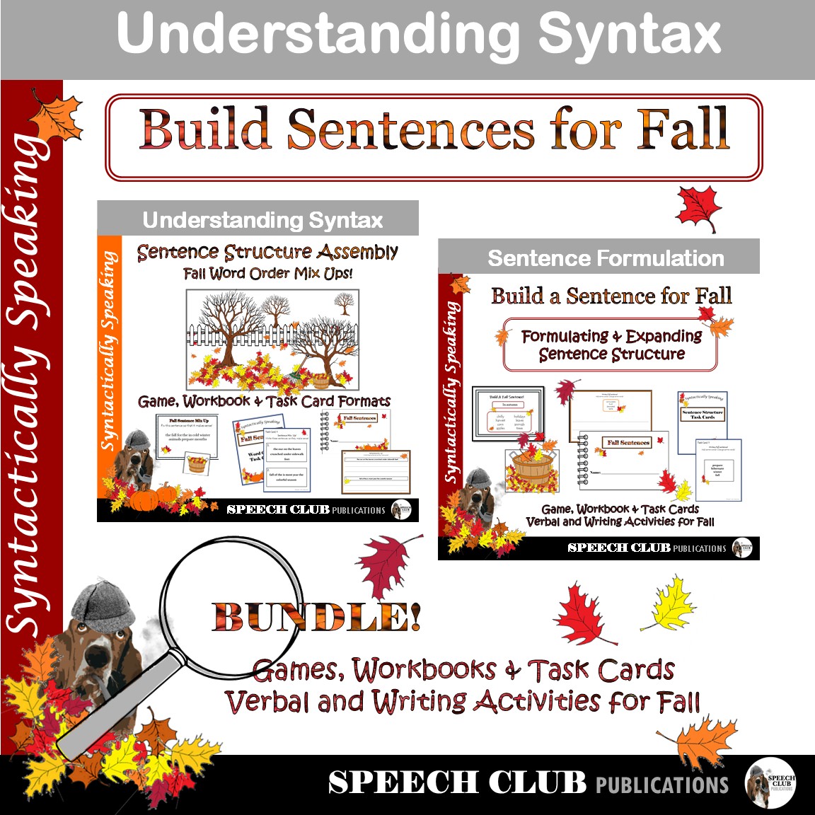 Sentence Game Writing Bundle - Word Order Sequencing - Formulation and Expanding