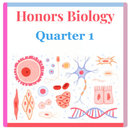 Honors Biology Quarter 1