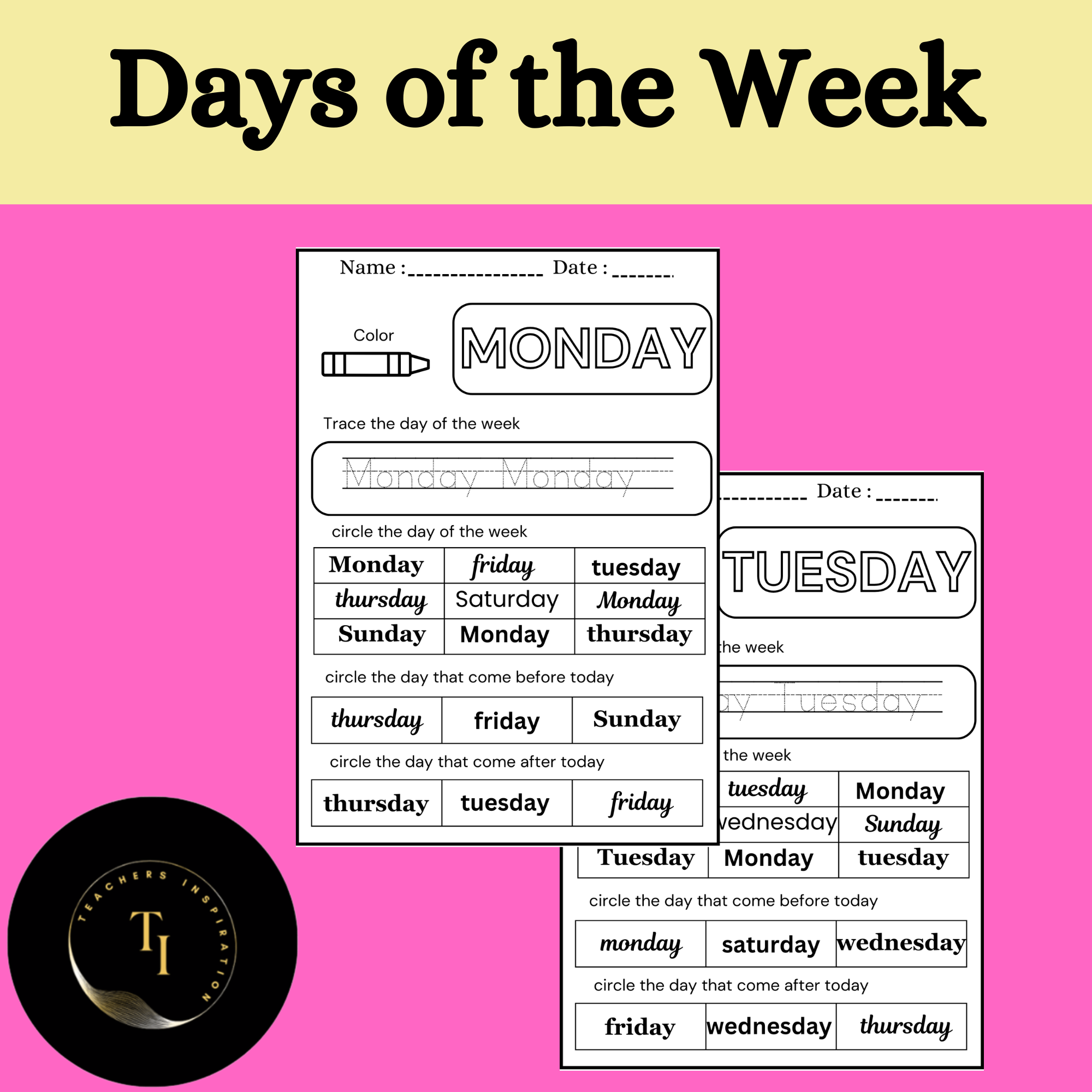 Days of the Week