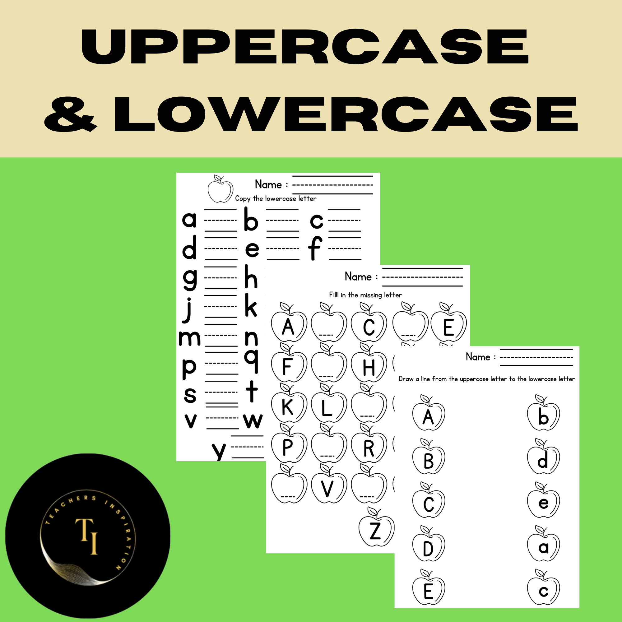 UPPERCASE AND LOWERCASE