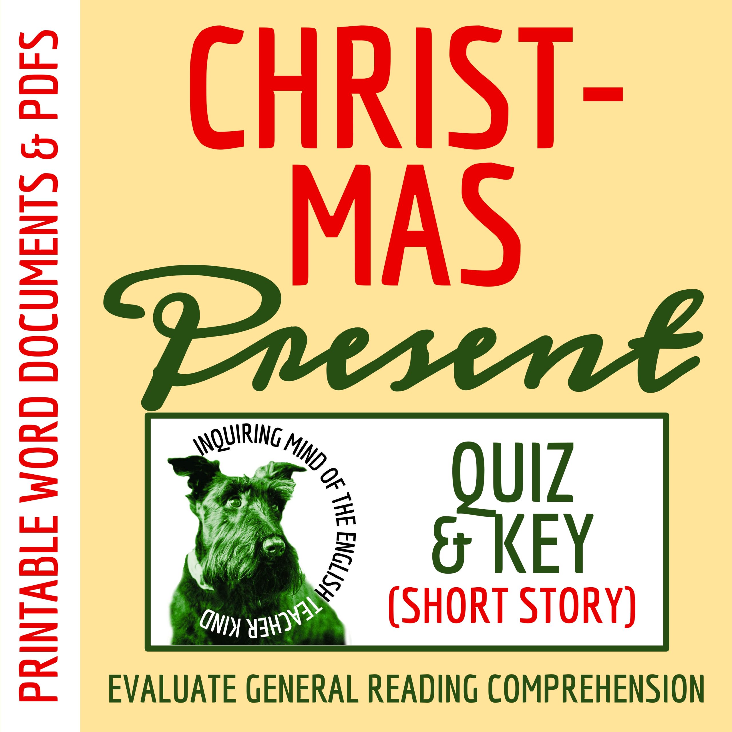 "The Christmas Present" by Richmal Crompton Quiz and Answer Key | Winter Holiday Short Story