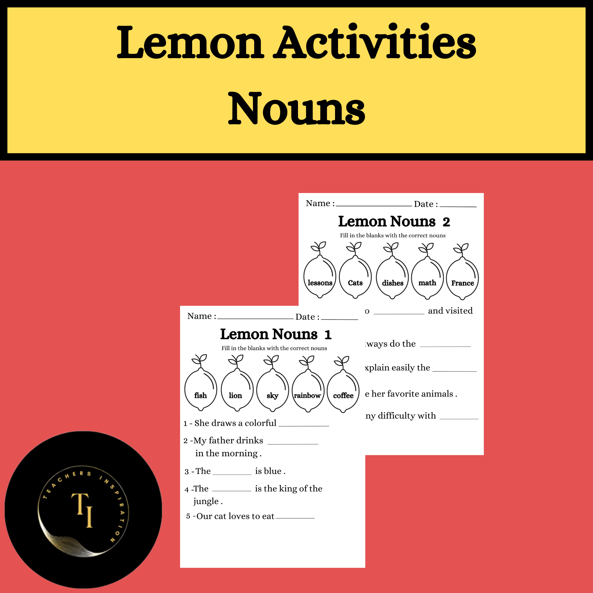 Lemon Activities - Nouns