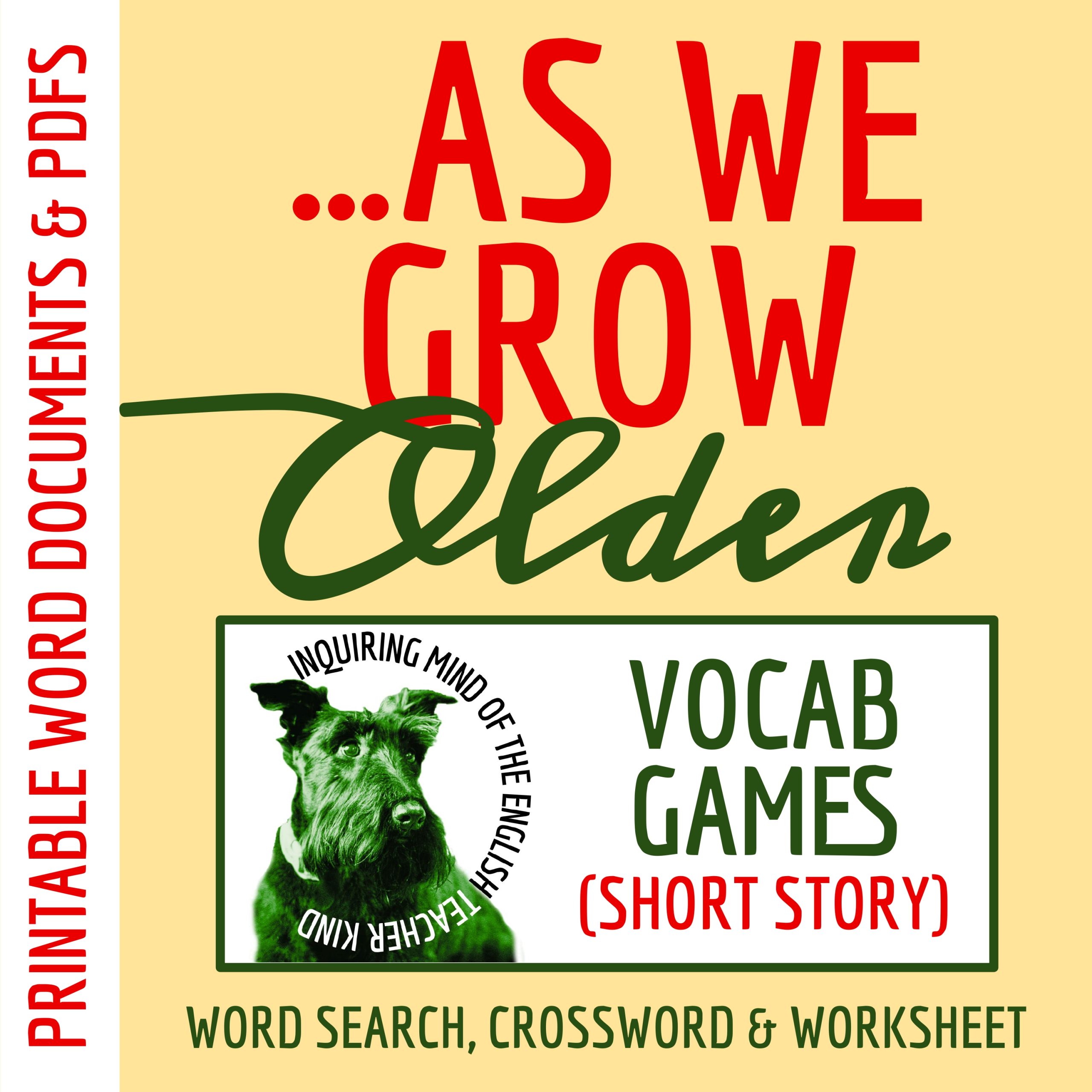 "What Christmas Is as We Grow Older" by Charles Dickens Vocabulary Activities