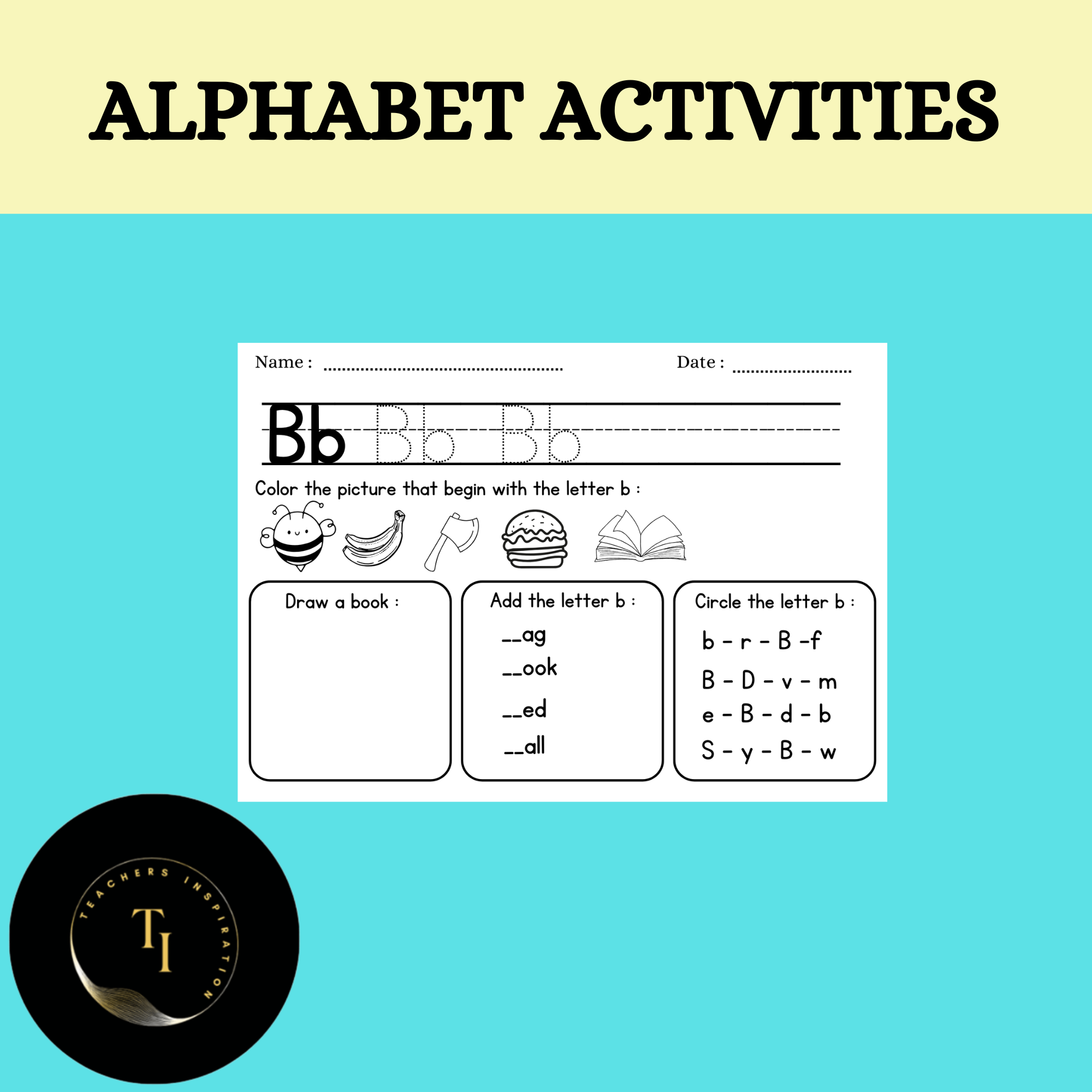 ALPHABET ACTIVITIES