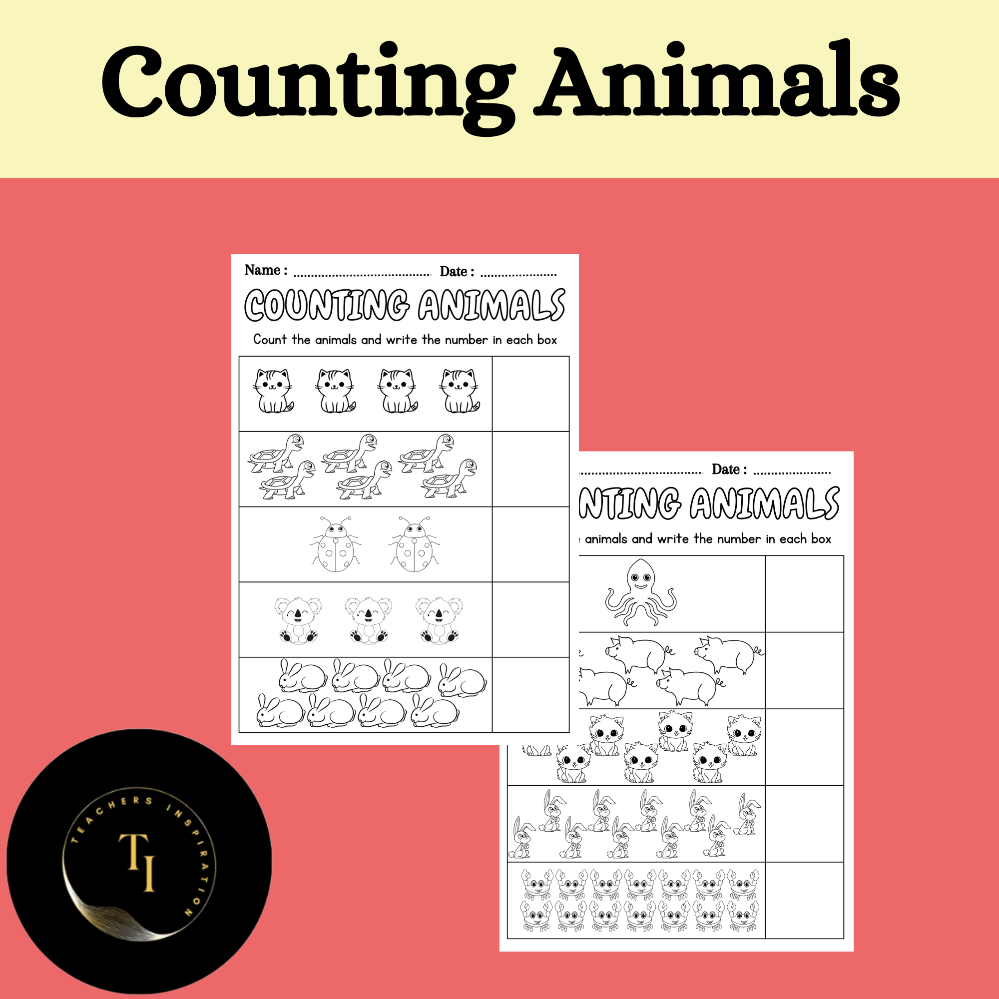 Counting Animals ( up to 20 )