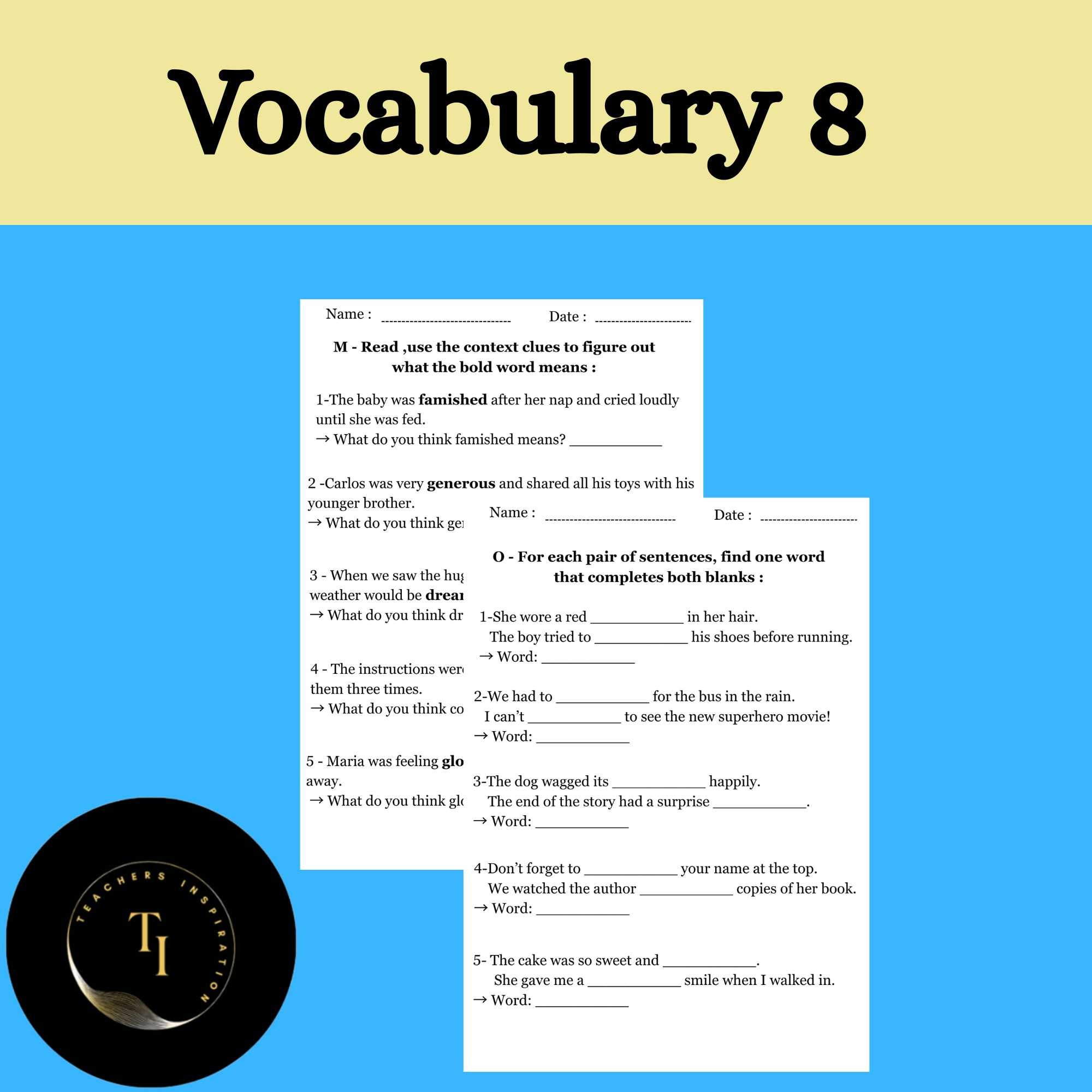 Vocabulary 8