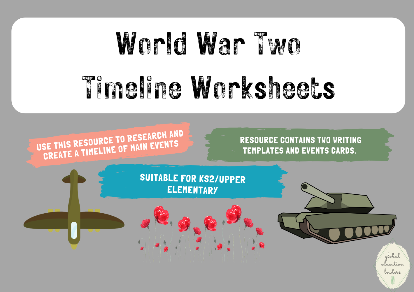 World War 2 - Timeline Worksheets
