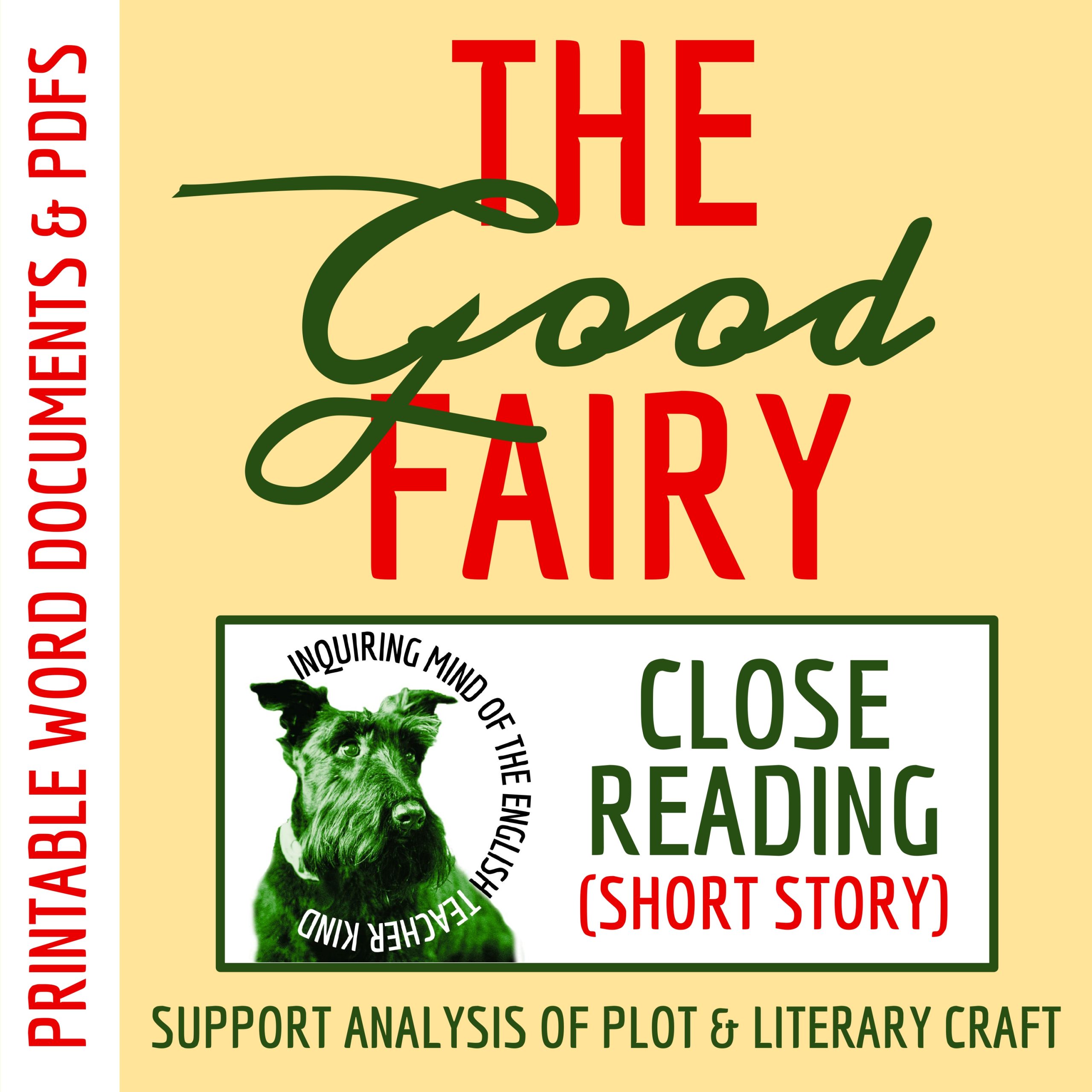 "Christmas; or, The Good Fairy" Close Reading Analysis Worksheet | Winter Holiday Short Story