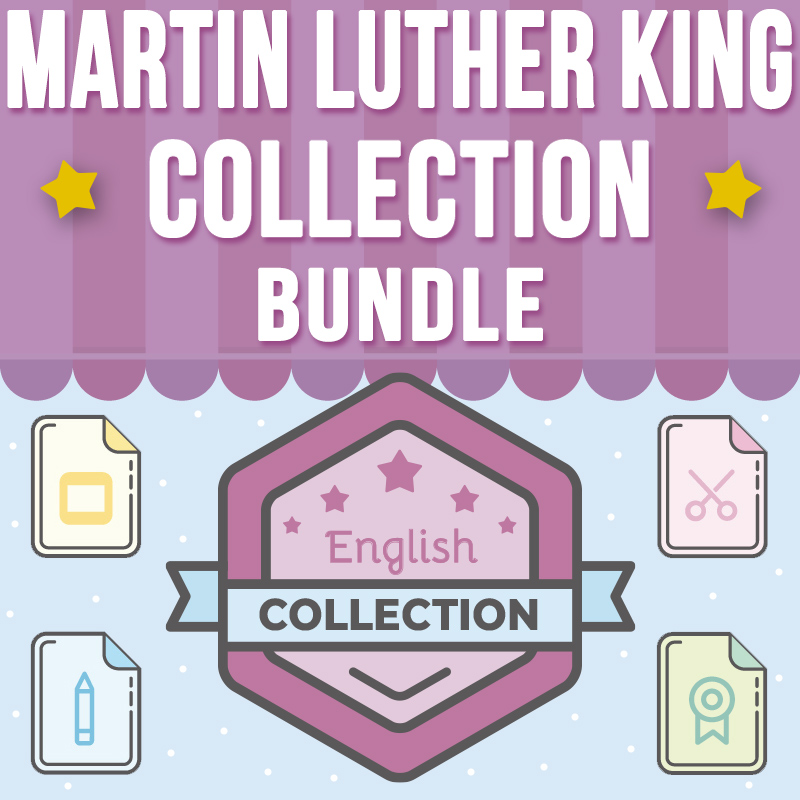 Martin Luther King Jr. Collection Bundle PowerPoint Worksheets SEL 1st - 3rd
