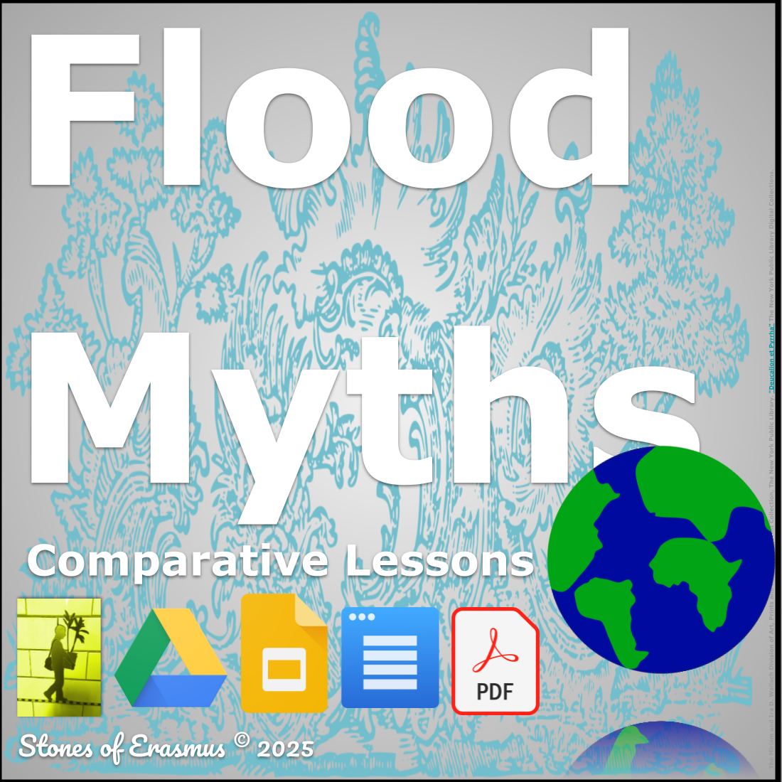 Flood Myths Comparative Lessons | World Mythology Study for Grades 8-10 ELA