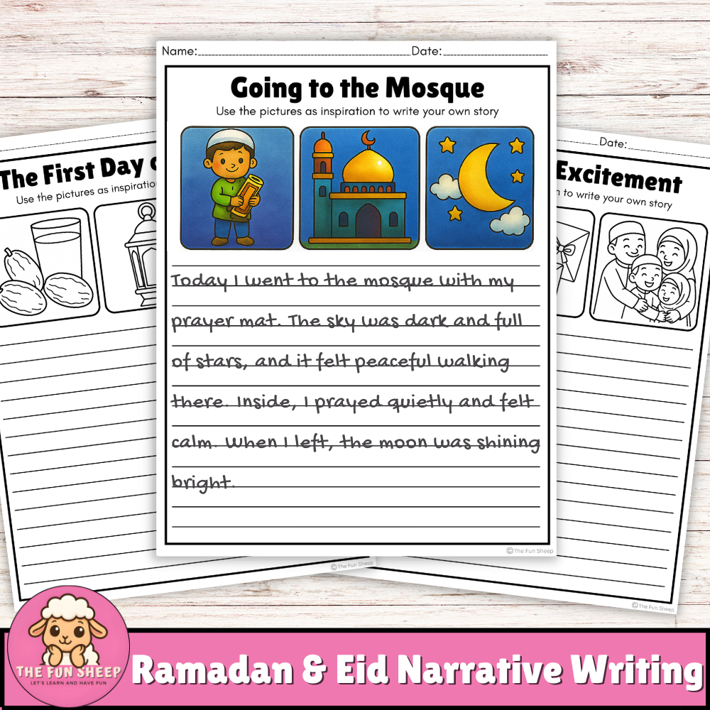Ramadan & Eid Coloring Pages | Eid Islamic Holiday Activities for Kids