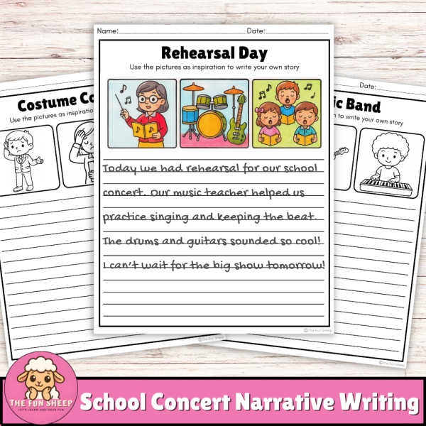 School Concert Narrative Writing | Music Show Creative Story Writing ...