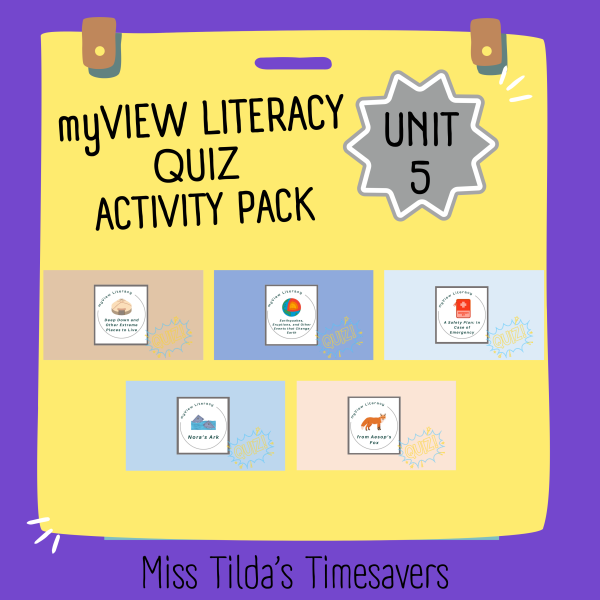 Grade 3 myView Literacy Unit 5 PowerPoint Assessment Pack - Made By ...