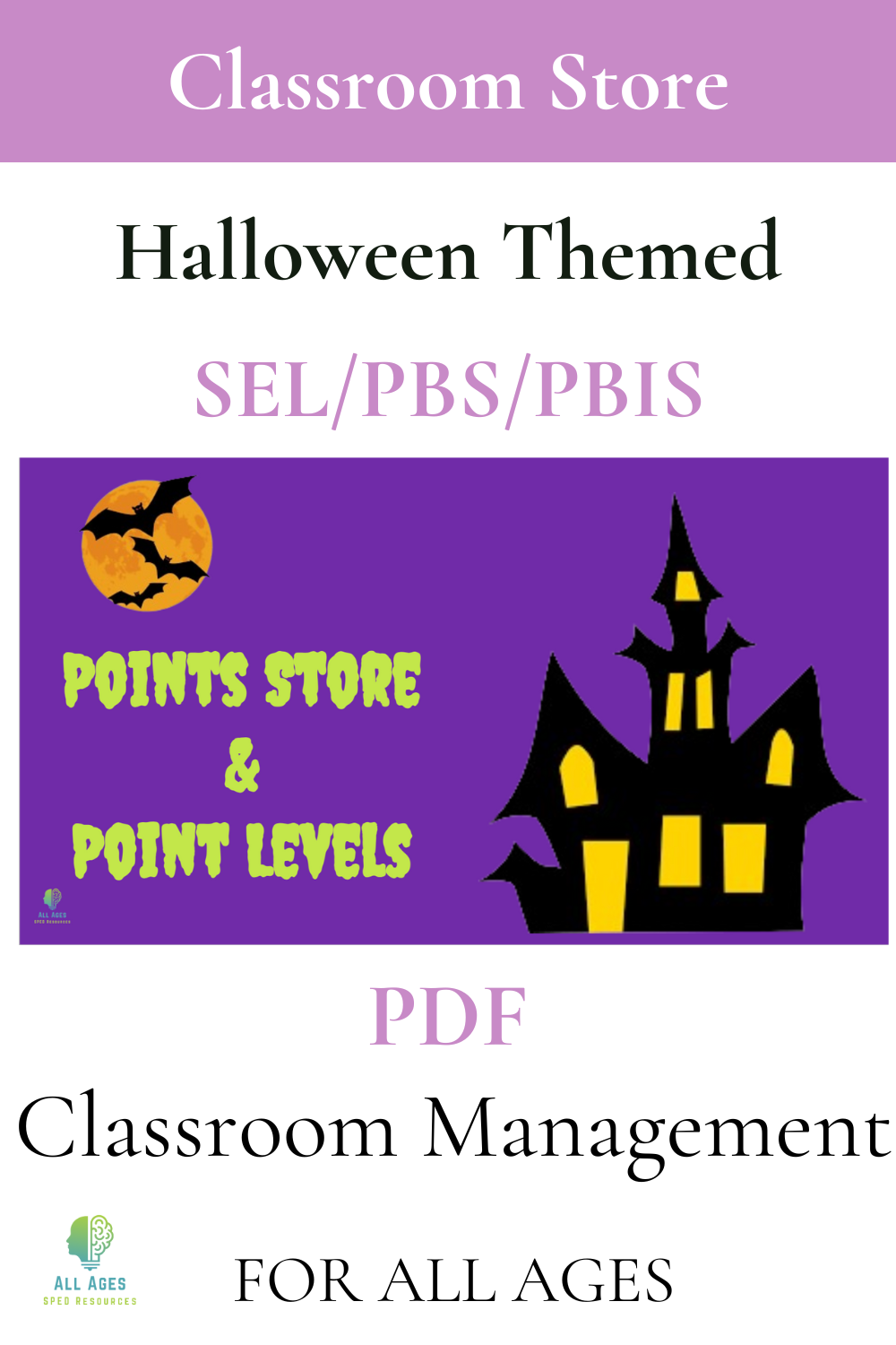 Halloween Behavior Incentive | Editable Class Reward Store System