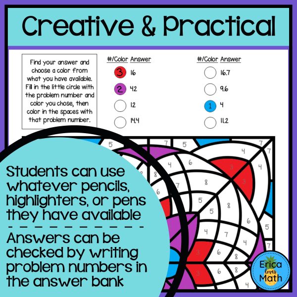 Side Lengths of Similar Triangles Color by Number Activity | Made By ...