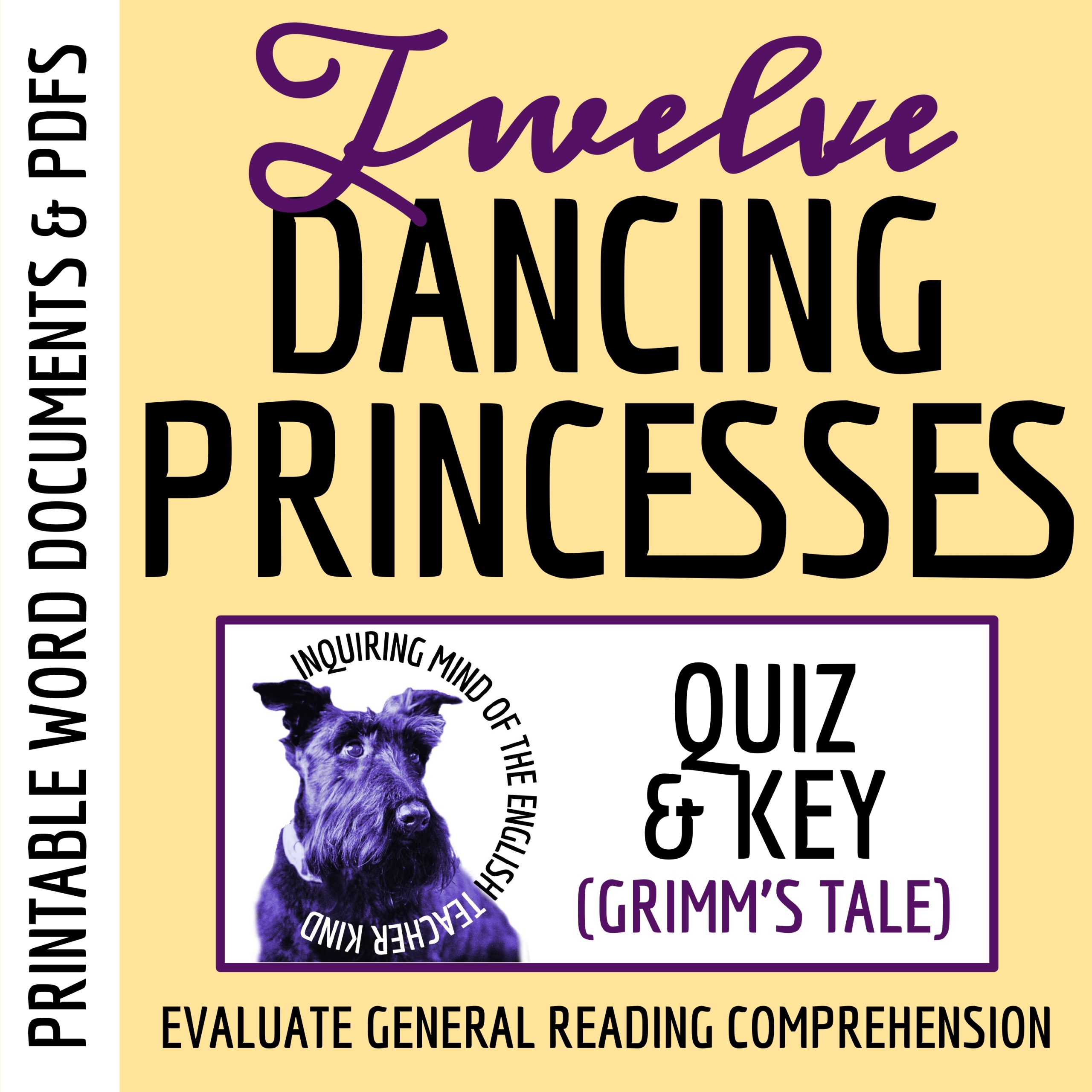 "The Twelve Dancing Princesses" by the Brothers Grimm Quiz and Answer Key