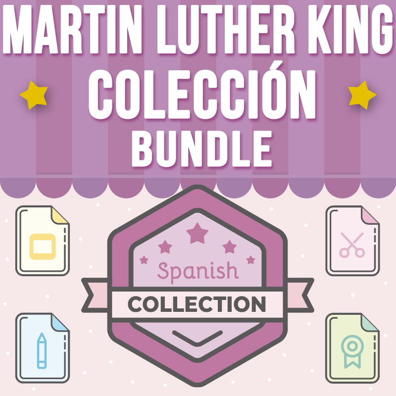 Martin Luther King Jr. Collection BUNDLE: PPT, Worksheets and Crafts in Spanish
