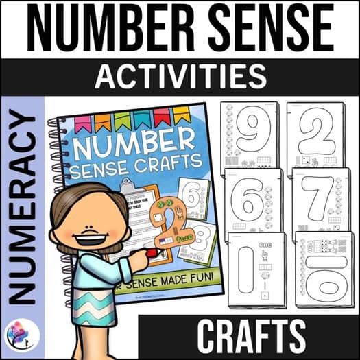 NUMBER SENSE CRAFTS - Exploring Numbers 1-10 - Fine Motor Skills