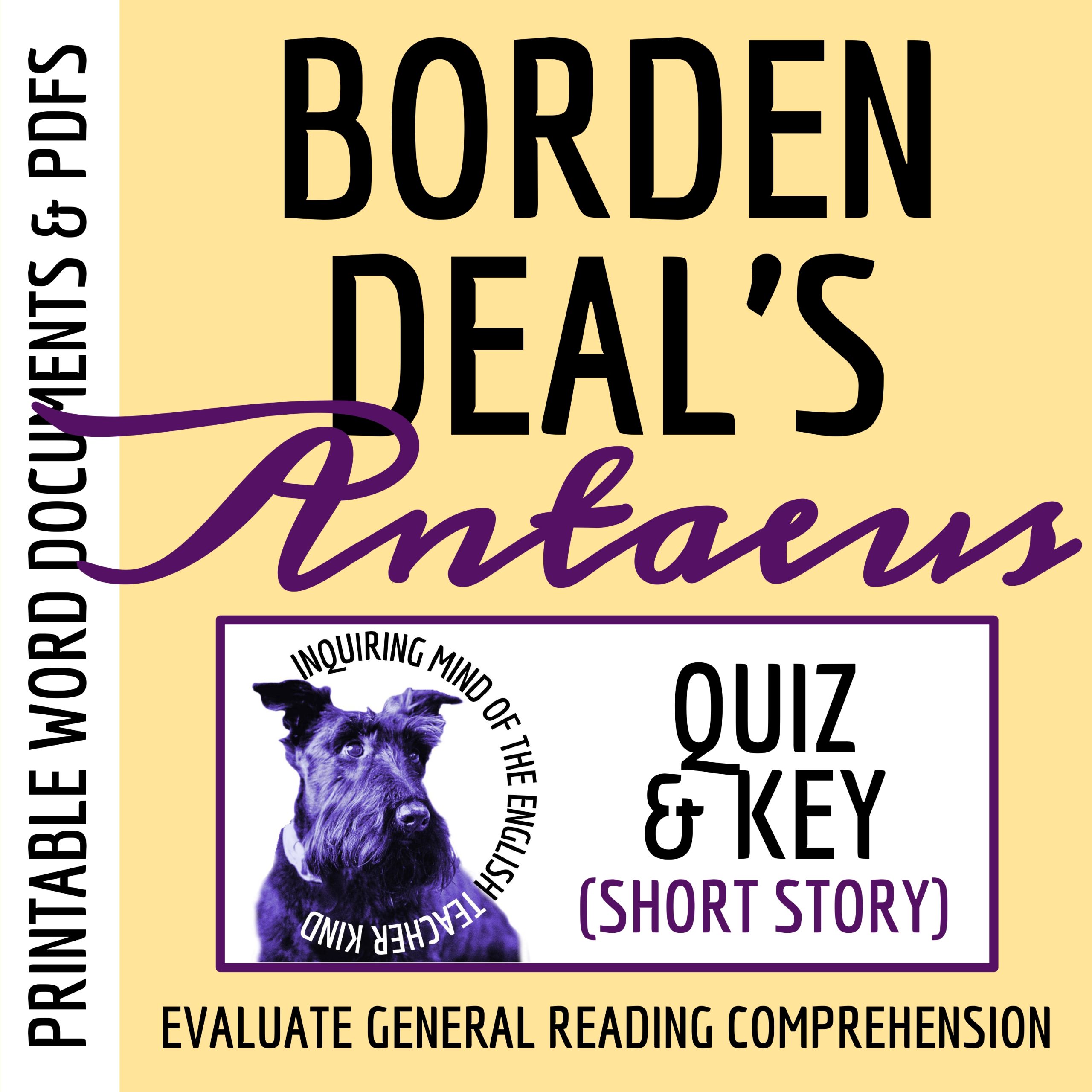 "Antaeus" by Borden Deal Quiz and Answer Key (Short Story)