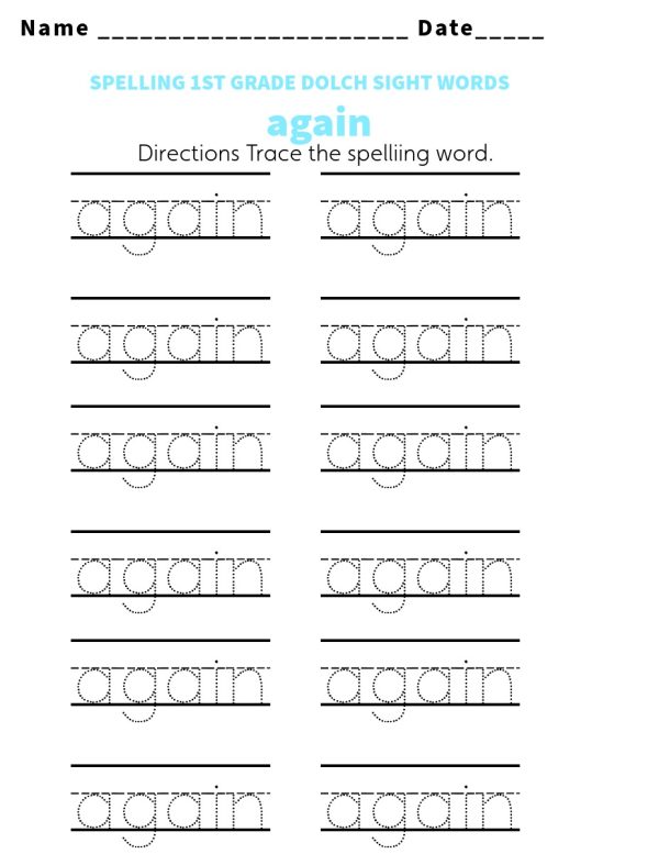 1st grade Dolch Sight Words | Made By Teachers