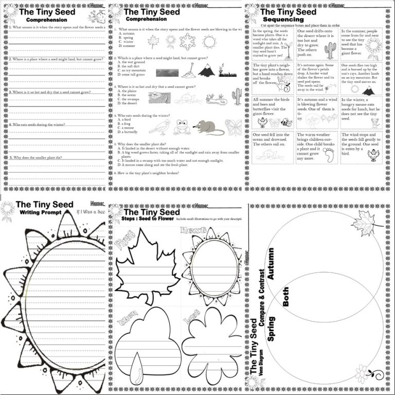 The Tiny Seed Plant Cycle Read Aloud Spring Book Companion Reading ...