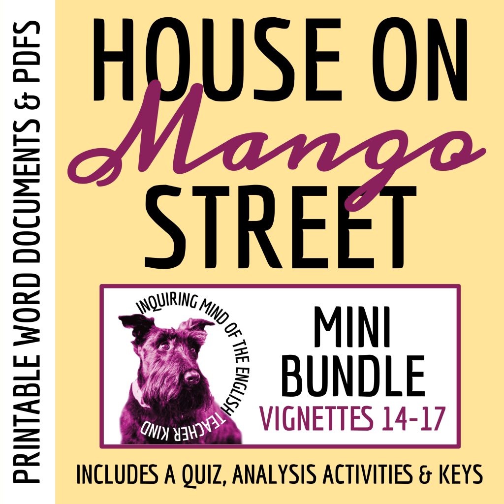 House on Mango Street Quiz and Close Reading Worksheets Bundle ...