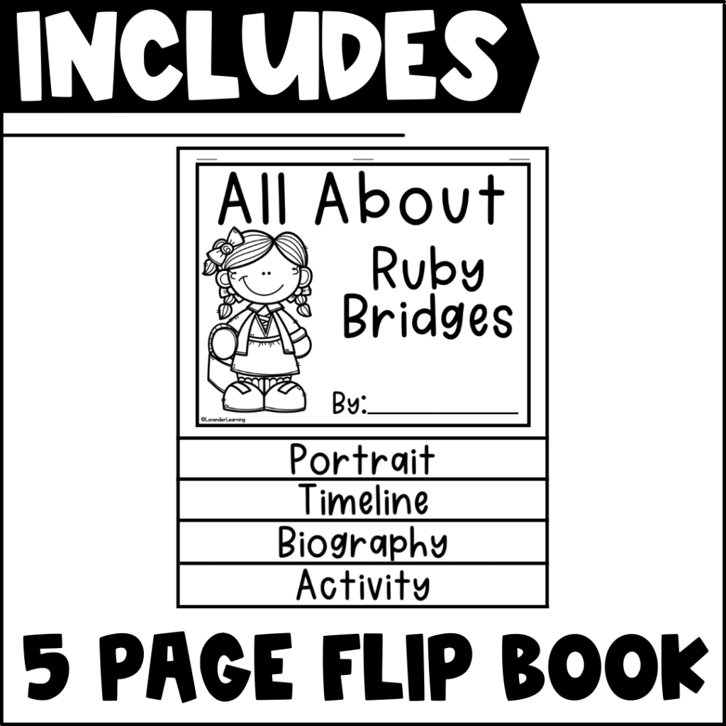 Ruby Bridges Reading Comprehension Passage Timeline Worksheet First ...