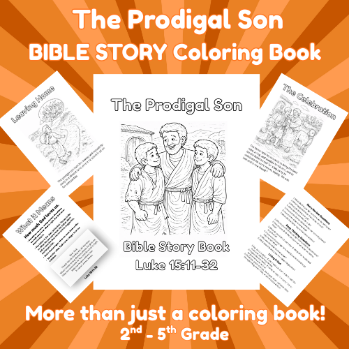 The Prodigal Son Lesson Bible Story Coloring Book (Luke 15:11–32 ...