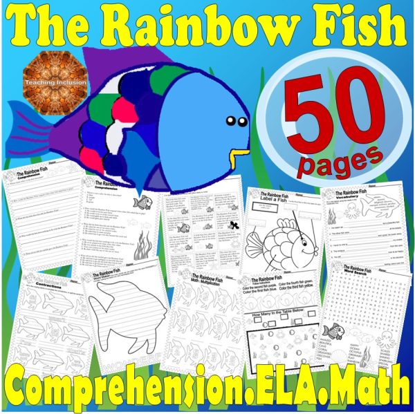 The Rainbow Fish Book Companion Reading Comprehension - Made By Teachers