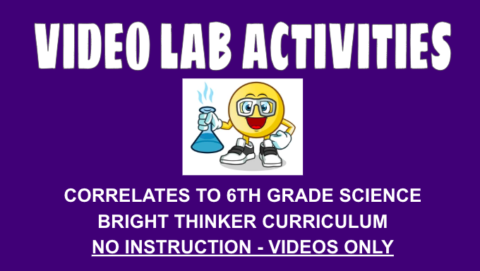 6th Grade Science Lab Activities - Videos Only
