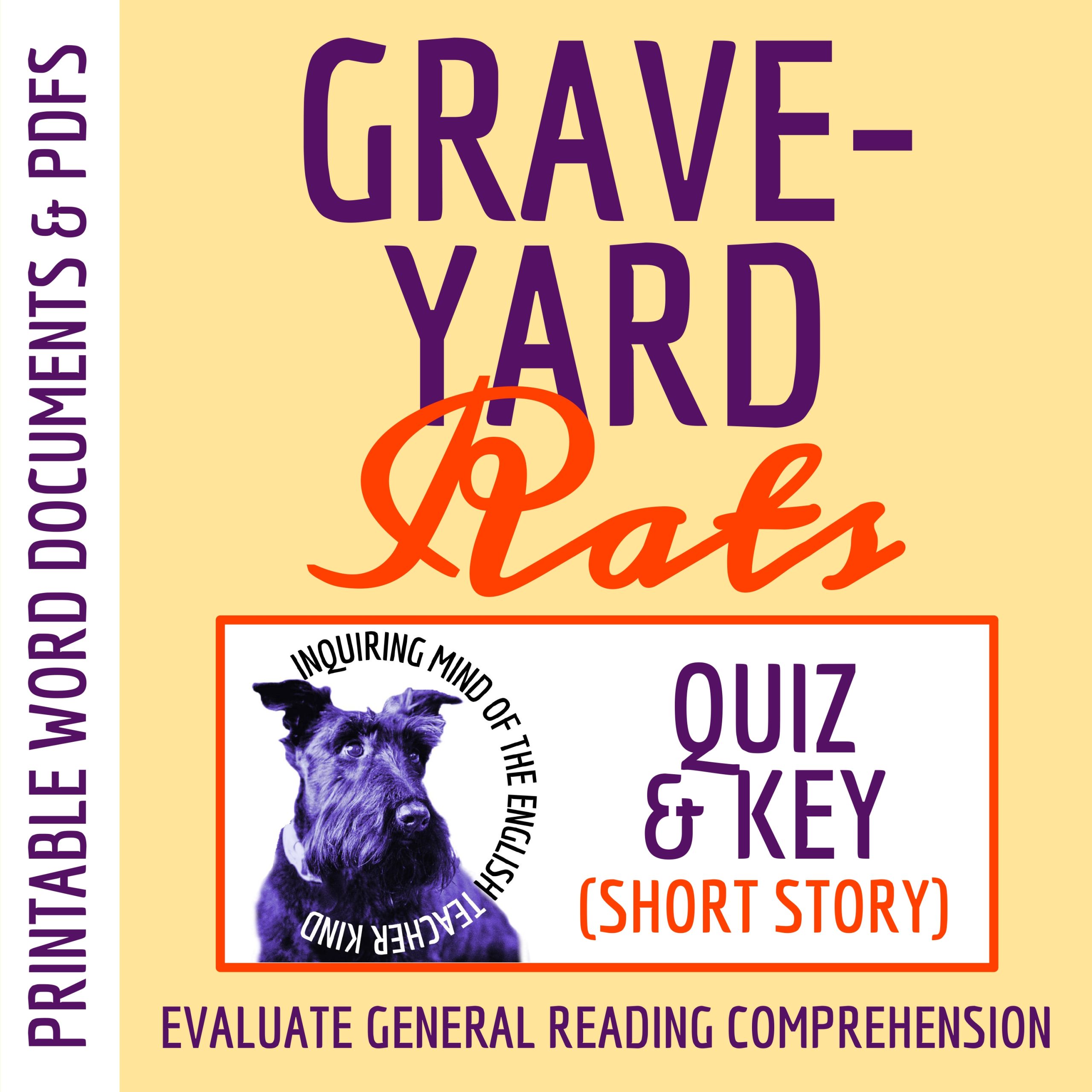 "The Graveyard Rats" by Henry Kuttner Quiz and Answer Key | Halloween Horror Short Story