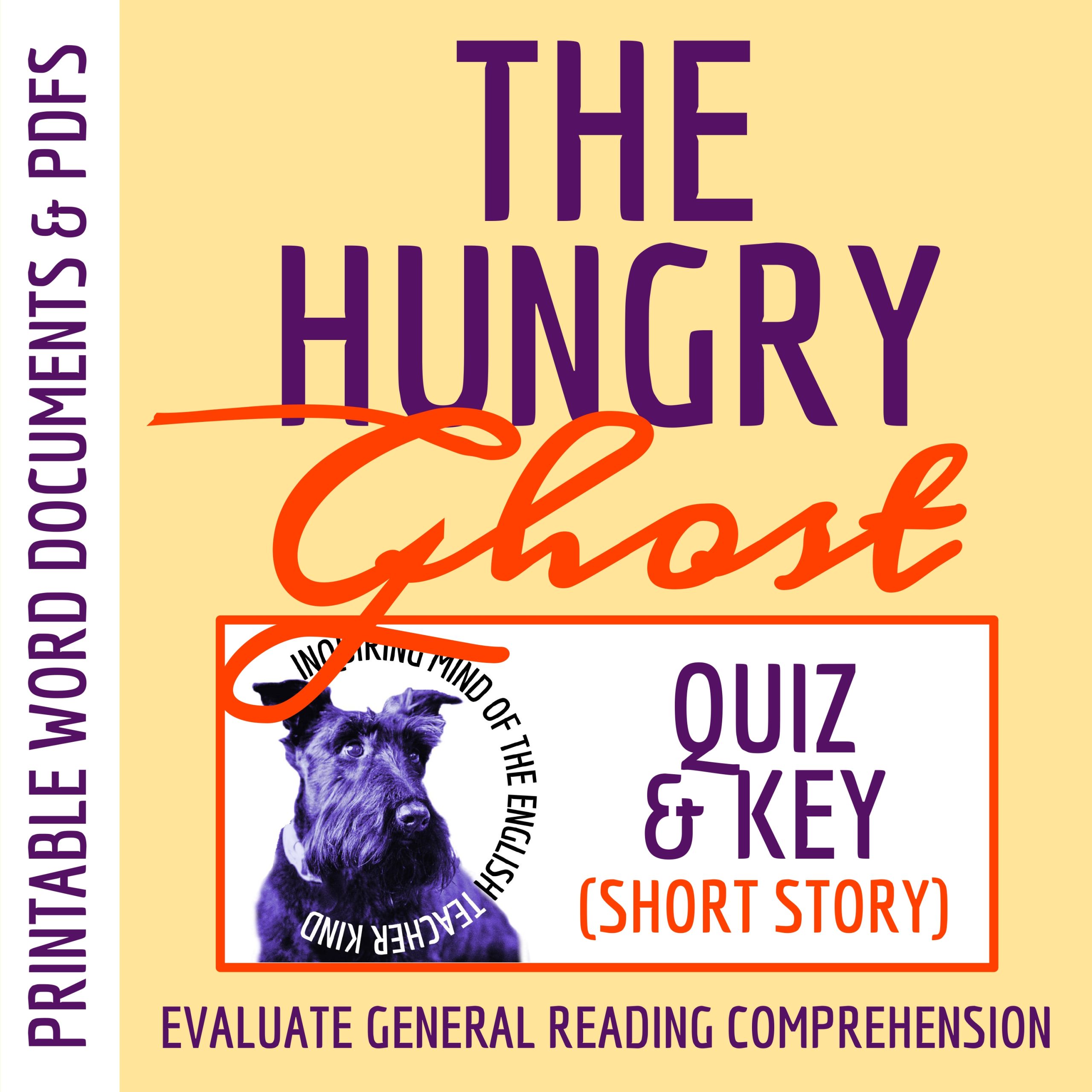 "The Hungry Ghost" by Emil Petaja Quiz and Answer Key (Halloween Horror Short Story)