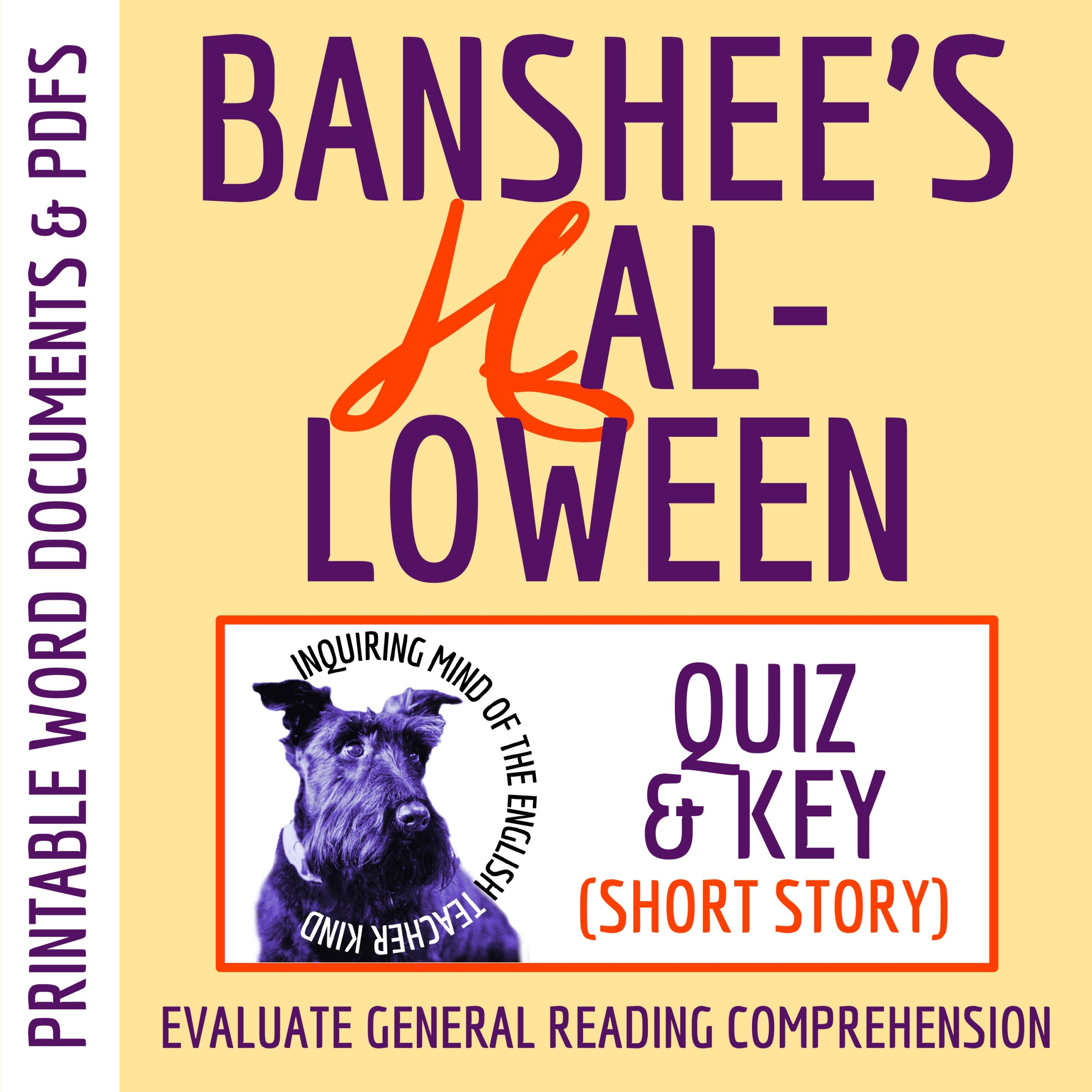 "The Banshee's Halloween" by Herminie Templeton Quiz and Answer Key (Irish Folktale)