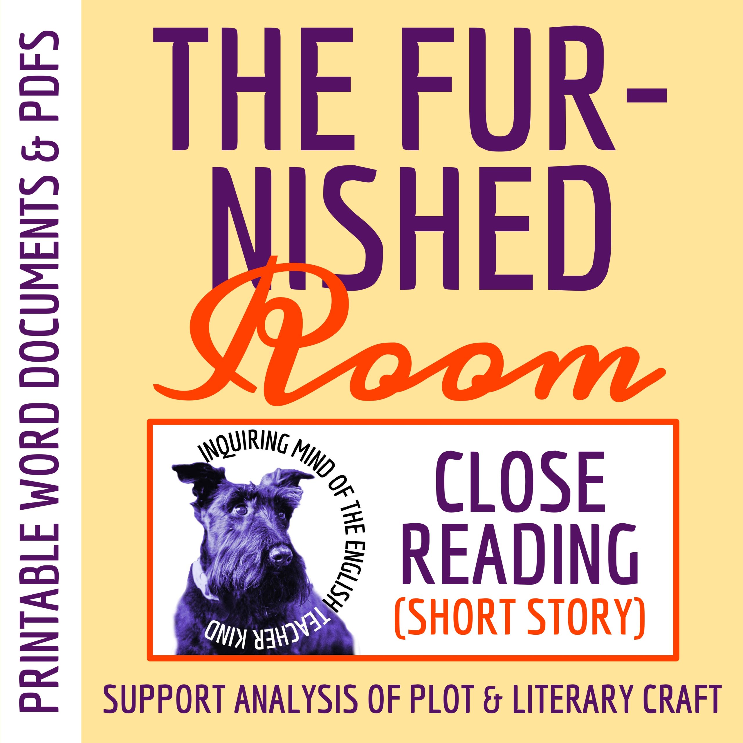 "The Furnished Room" by O. Henry Close Reading Analysis Worksheet (Ghost Story)