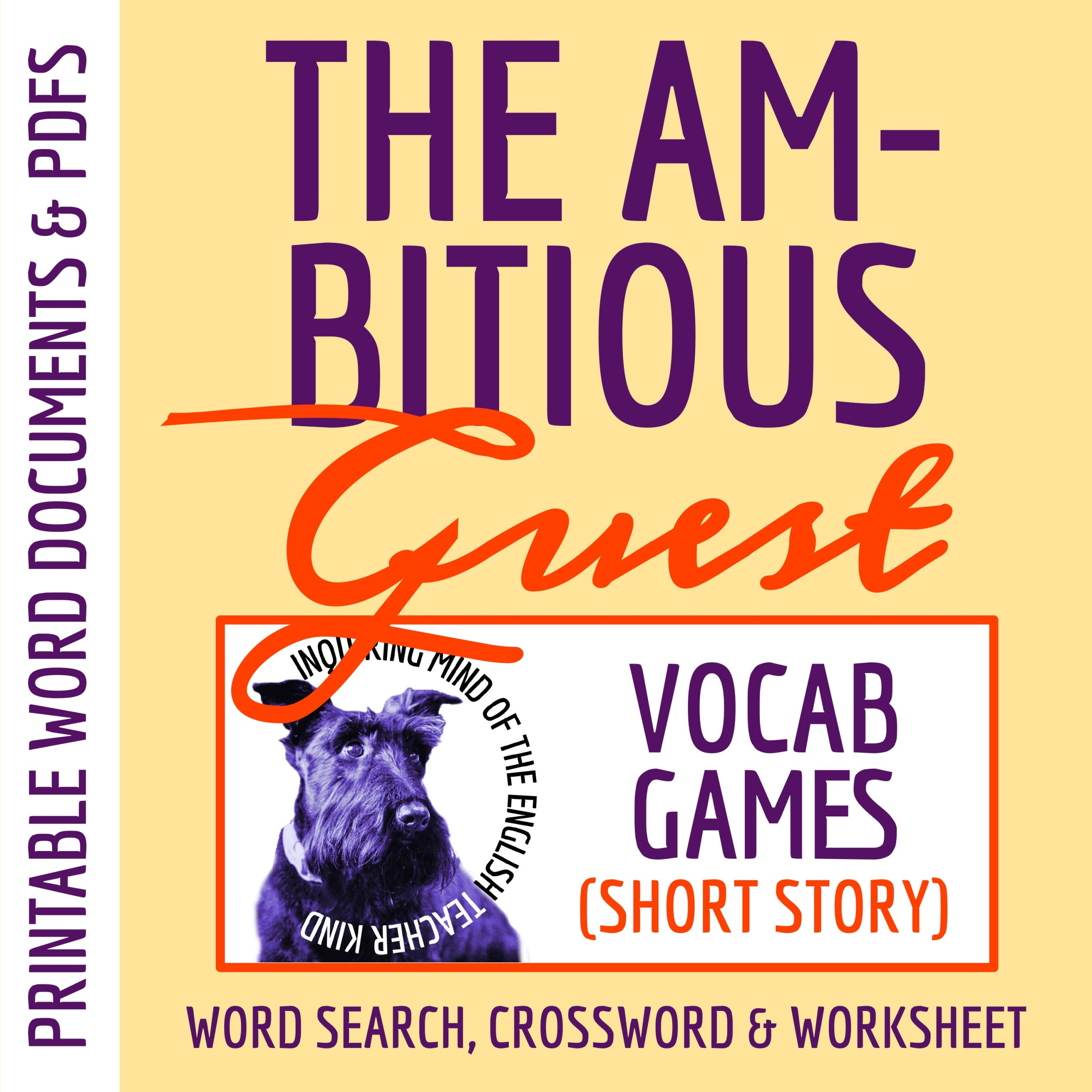 "The Ambitious Guest" by Nathaniel Hawthorne Vocabulary Enrichment Activities