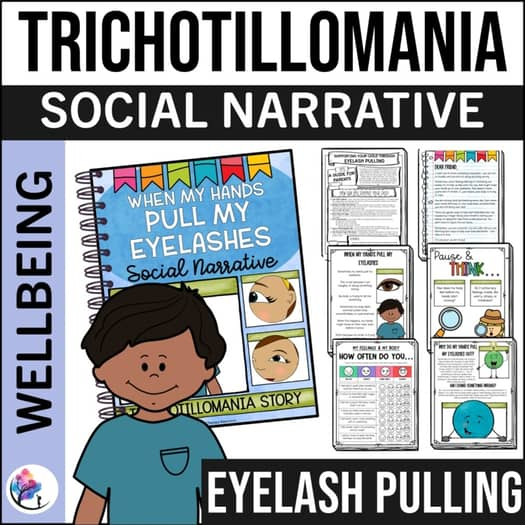 PULLING HAIR OUT - EYELASHES Social Narrative Story - Trichotillomania Support