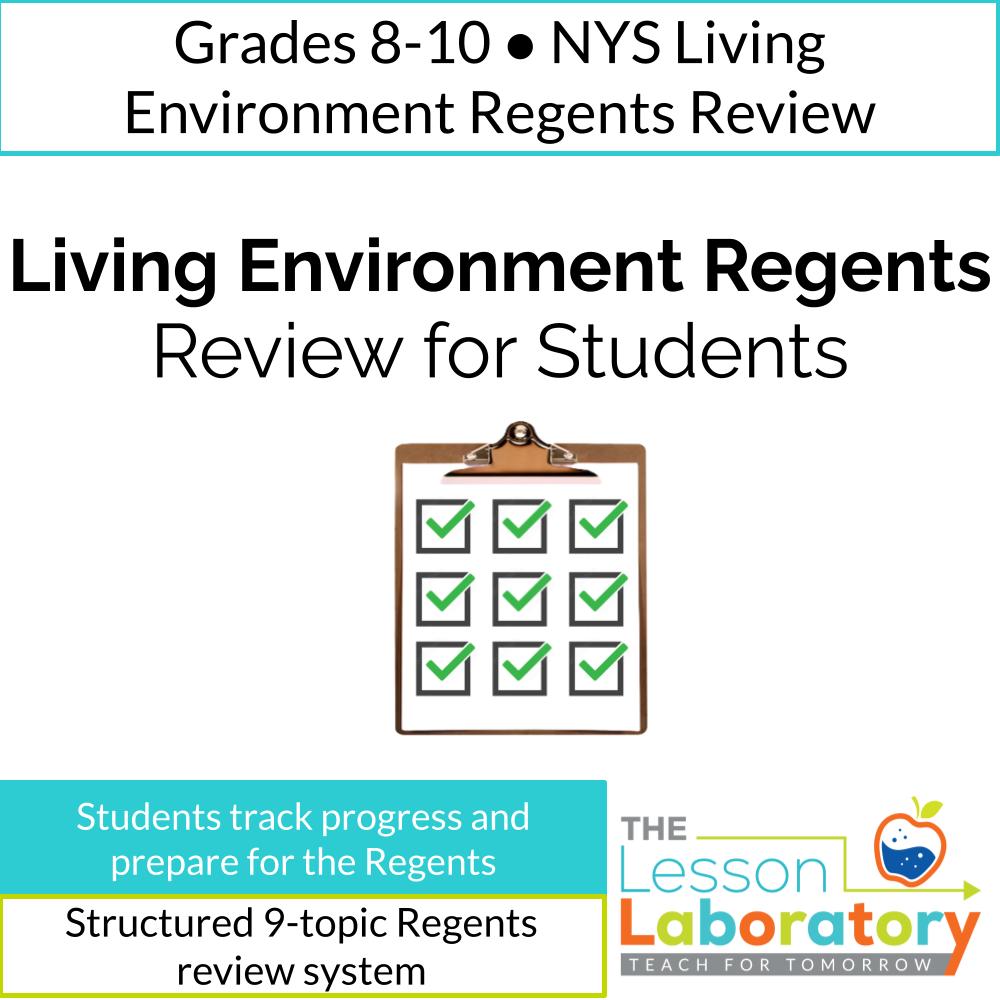 NYS Living Environment Regents Review System: Student Study Guide & Resource Hub